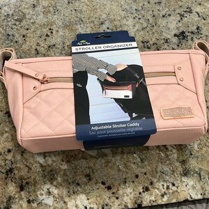 Itzy Ritzy pink blush stroller organizer